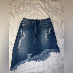Boutique Asymmetrical Skirt